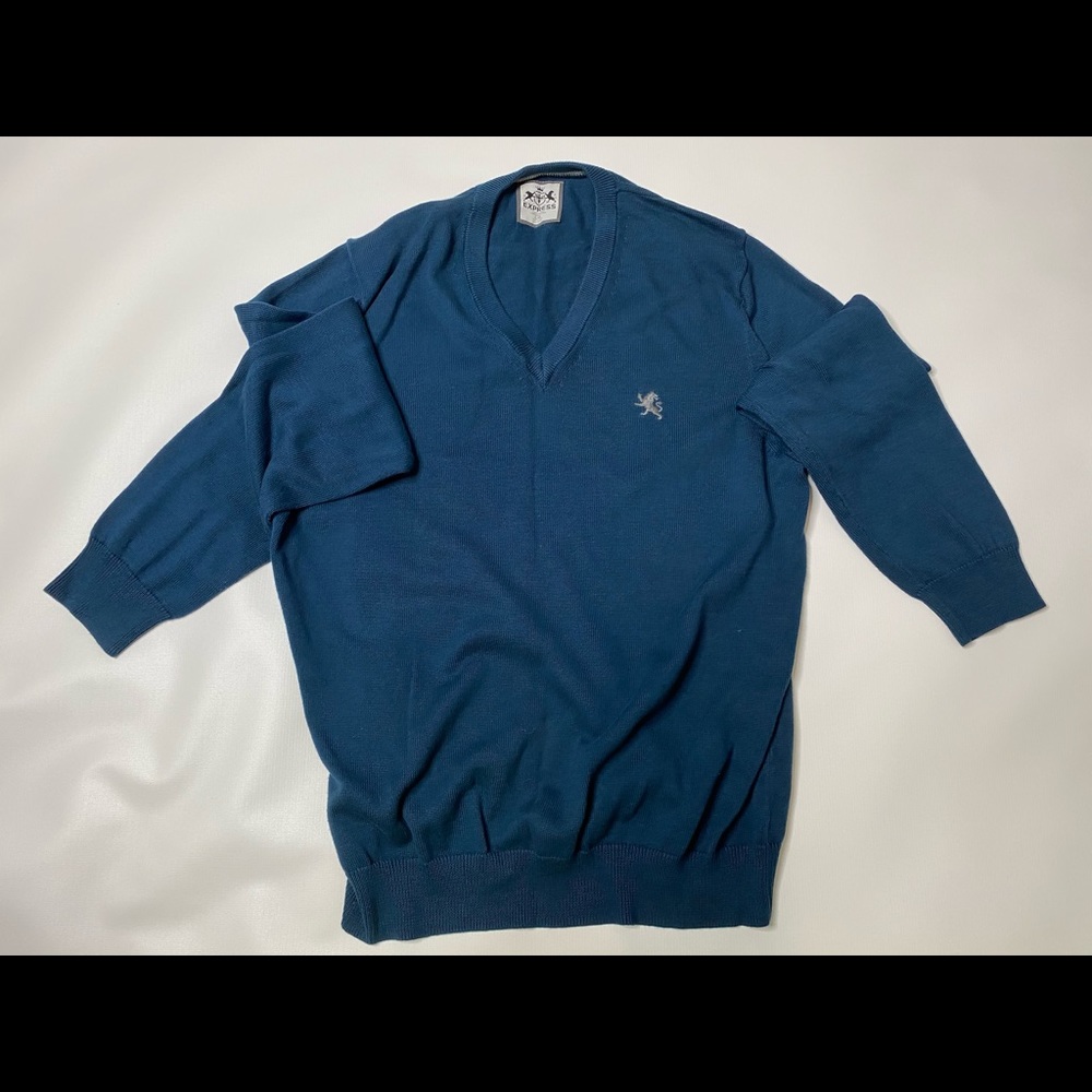 Express Blue V neck sweater. Large